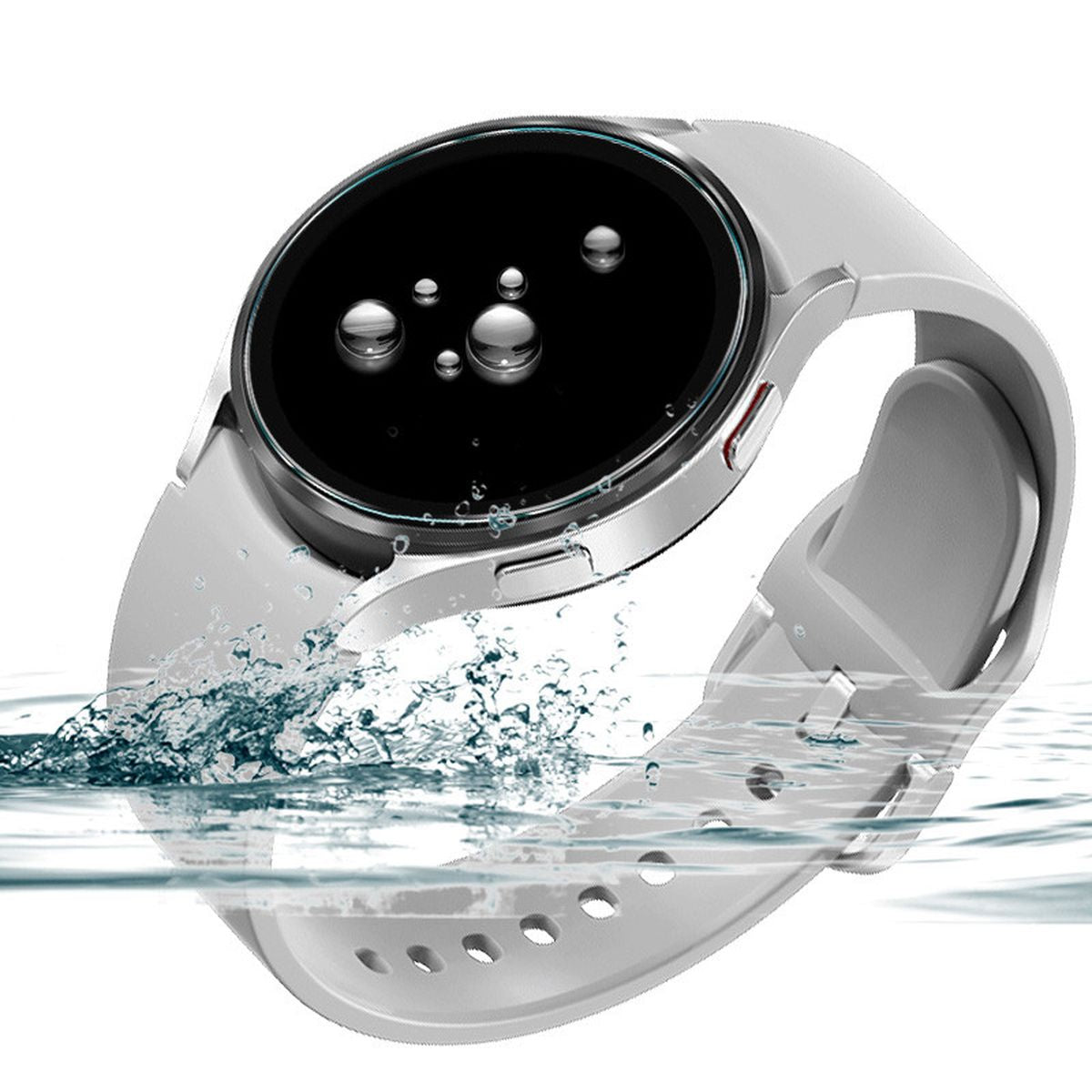 Gehärtetes Glas für Galaxy Watch 7 40 mm, Bizon Glass Watch Clear, Transparent