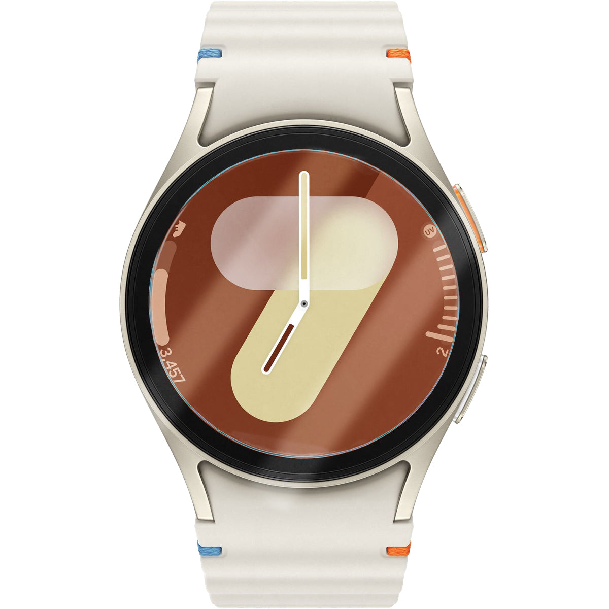 Gehärtetes Glas für Galaxy Watch 7 40 mm, Bizon Glass Watch Clear, Transparent