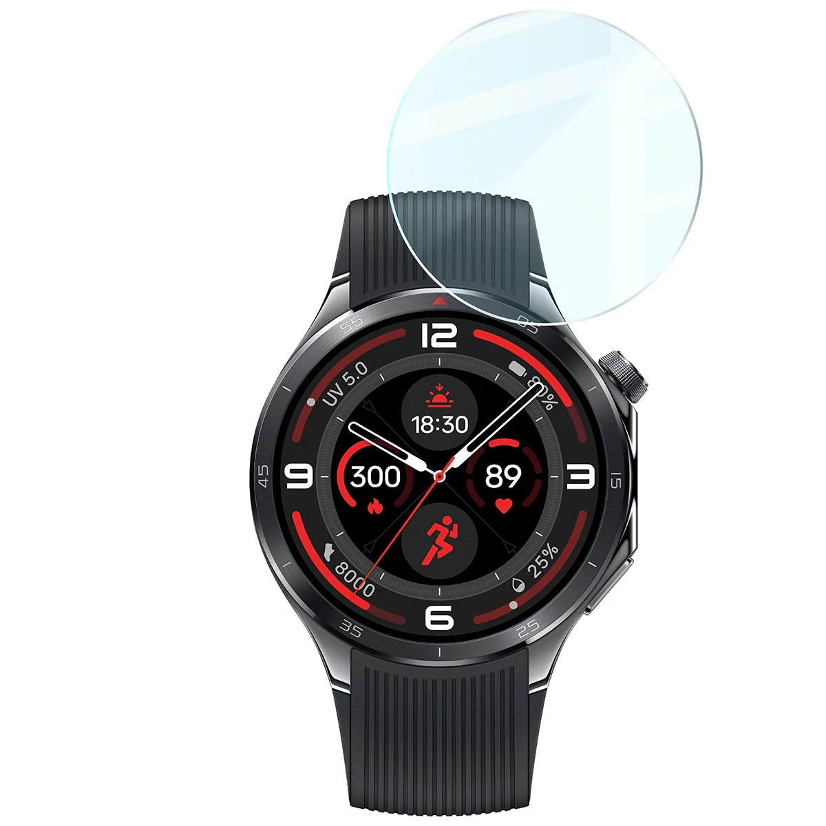 Gehärtetes Glas für OnePlus Watch 3, Bizon Glass Watch Clear, Transparent