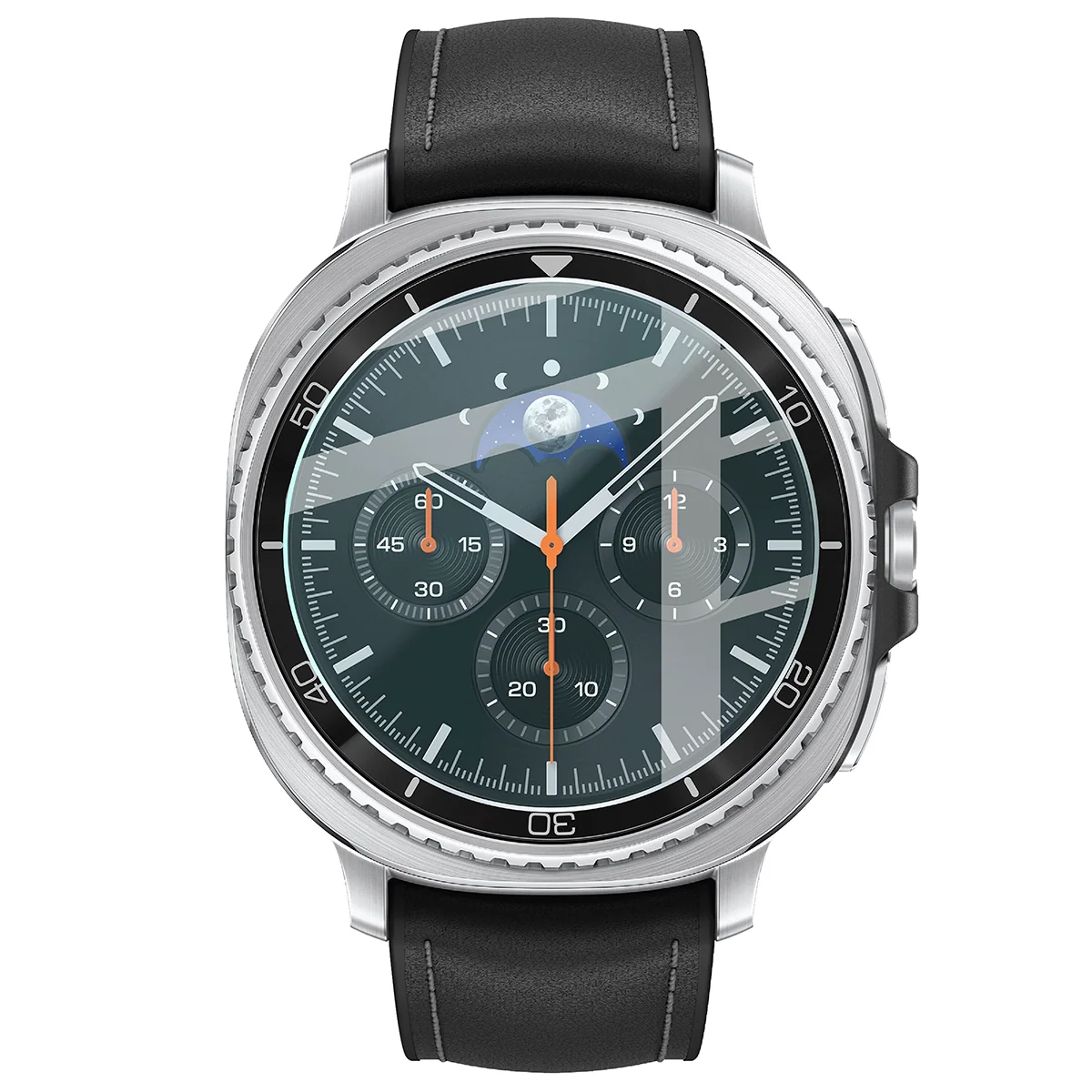 Gehärtetes Glas für Galaxy Watch 8 Classic 46 mm, Bizon Glass Watch Clear, Transparent