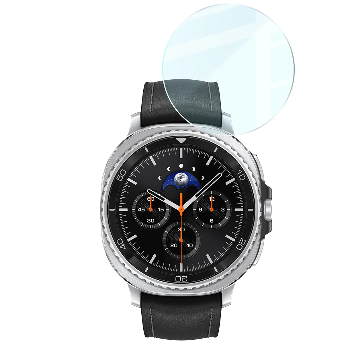 Gehärtetes Glas für Galaxy Watch 8 Classic 46 mm, Bizon Glass Watch Clear, Transparent