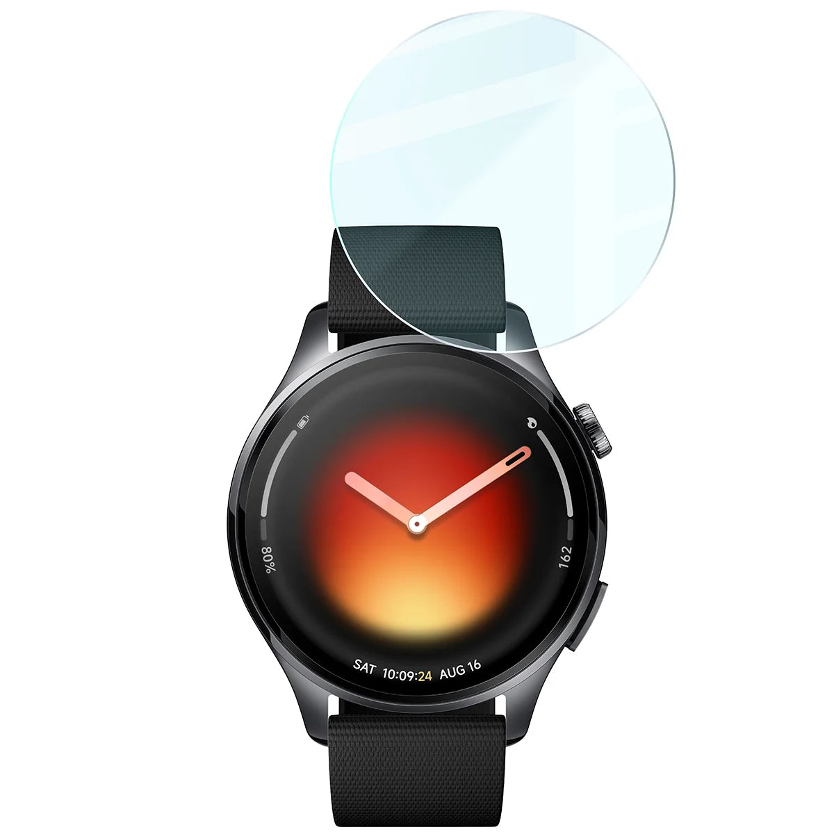 Gehärtetes Glas für Xiaomi Watch 5, Bizon Glass Watch Clear, Transparent