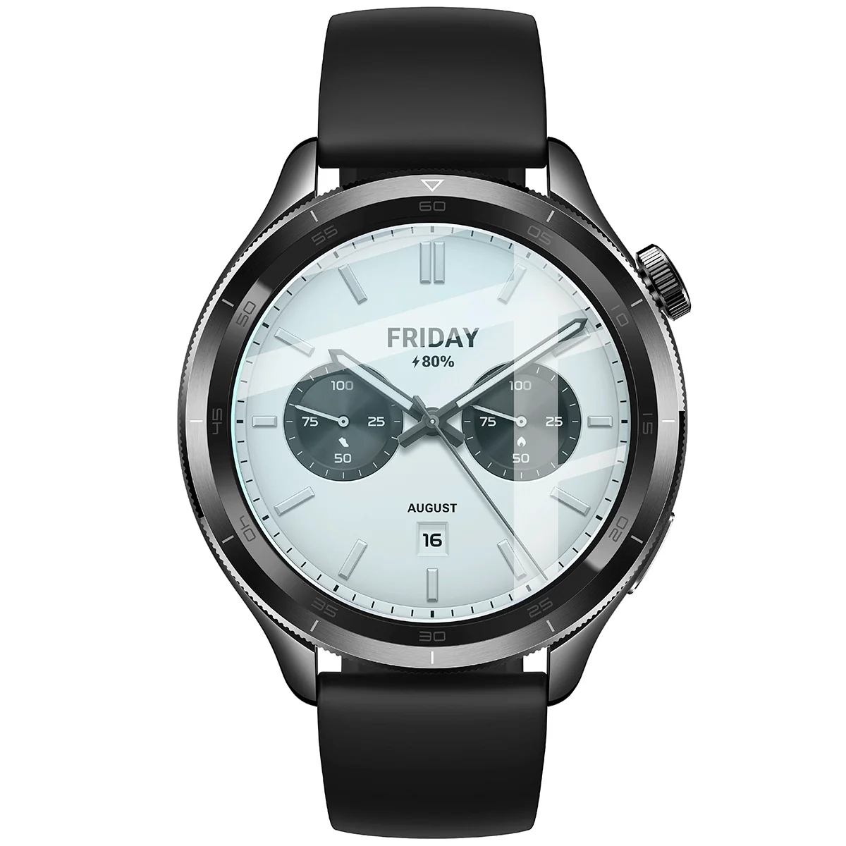 Gehärtetes Glas für Xiaomi Watch S4, Bizon Glass Watch Clear, Transparent