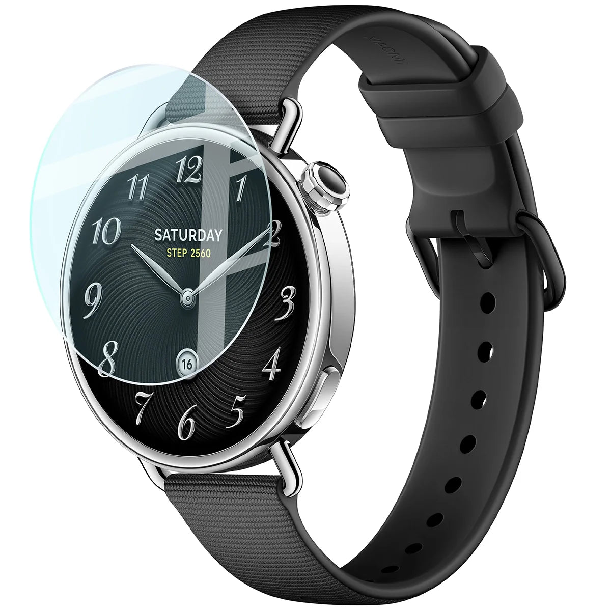 Gehärtetes Glas für Xiaomi Watch S4 41 mm, Bizon Glass Watch Clear, Transparent