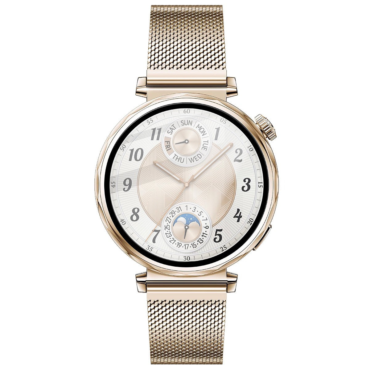 Hybrides Glas für Huawei Watch GT 5 41 mm, Bizon Glass Watch Edge Hybrid, Schwarz