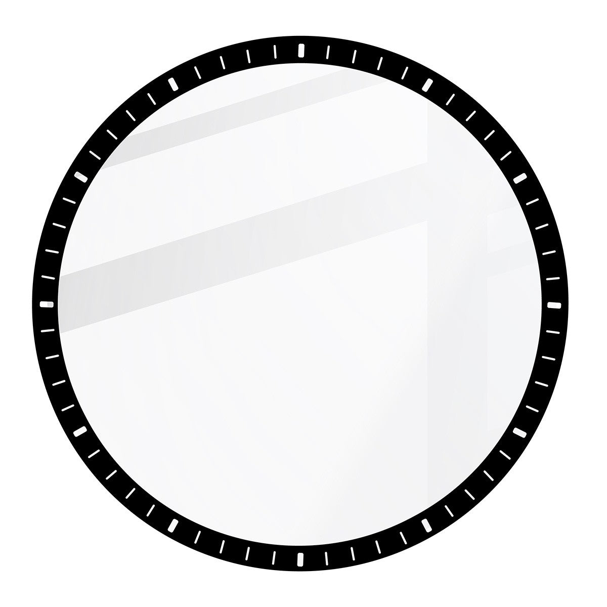 Hybrides Glas für Huawei Watch GT 5 46 mm, Bizon Glass Watch Edge Hybrid, Schwarz