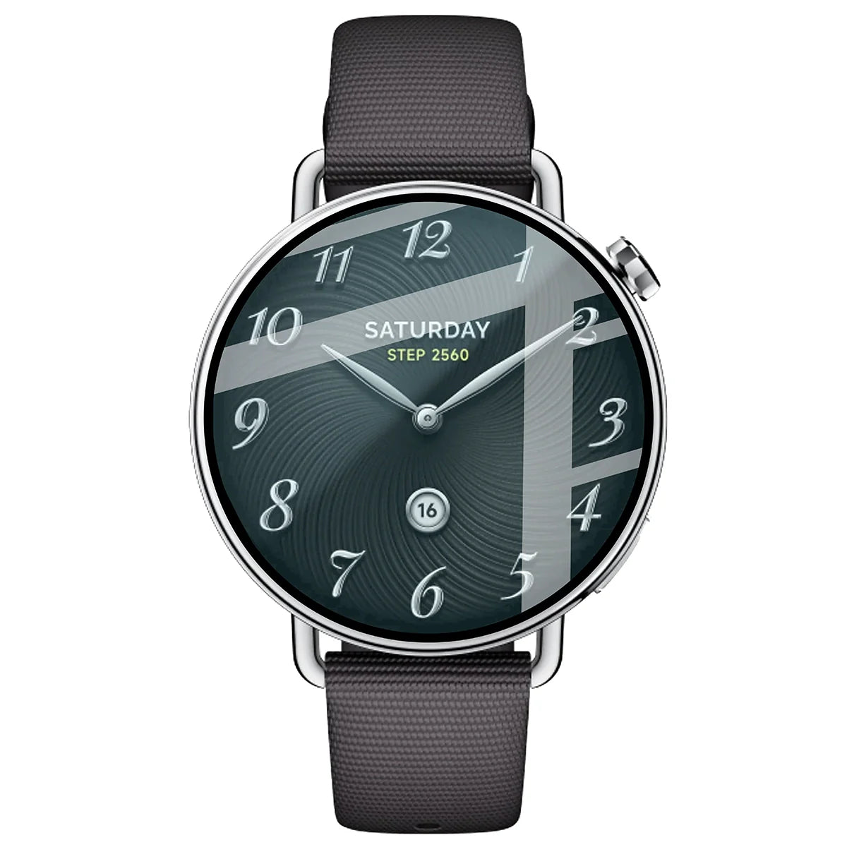 Hybrides Glas für Xiaomi Watch S4 41 mm, Bizon Glass Watch Edge Hybrid, Schwarz
