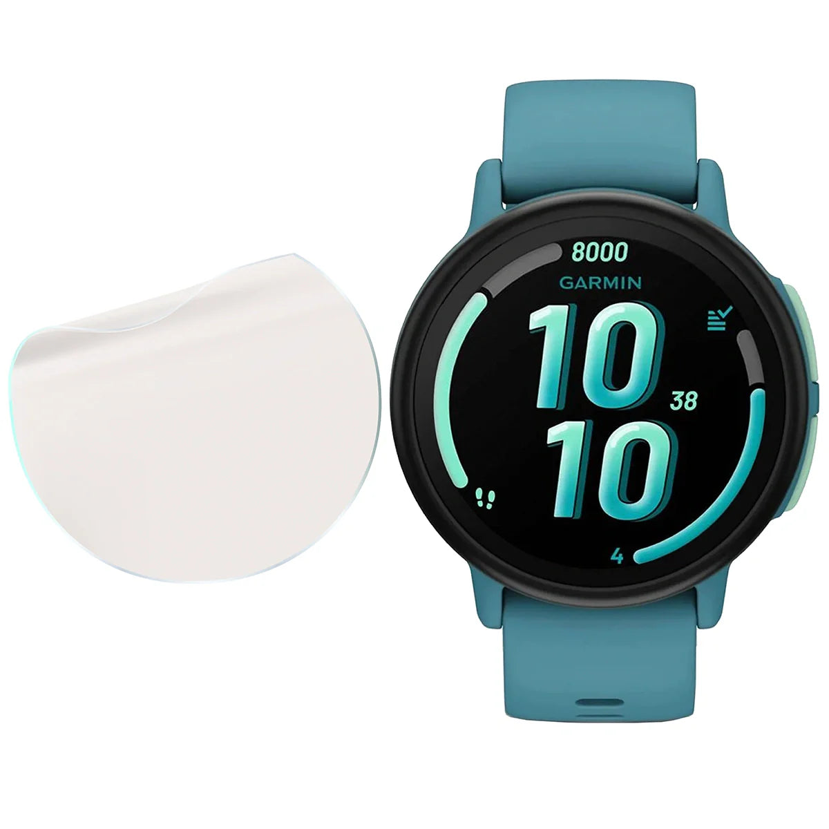 Matte Folie für Garmin Bounce 2, Bizon Watch Film Sun, 1 Stück