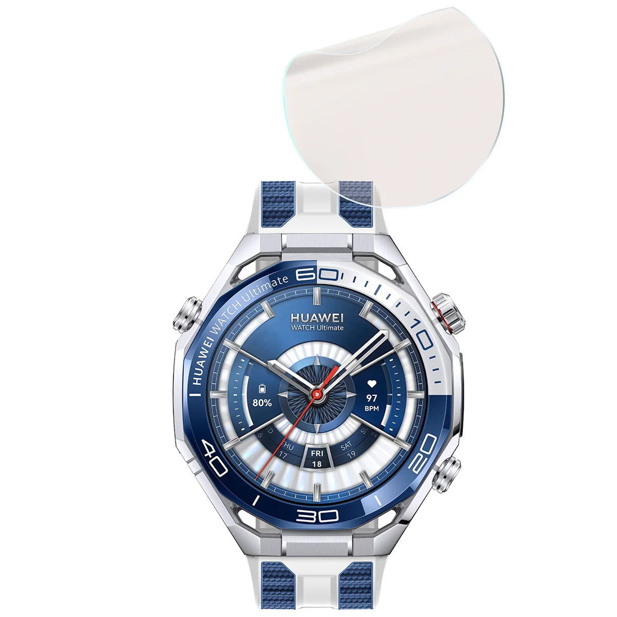 Matte Folie für Huawei Watch Ultimate 2, Bizon Watch Film Sun, 1 Stück