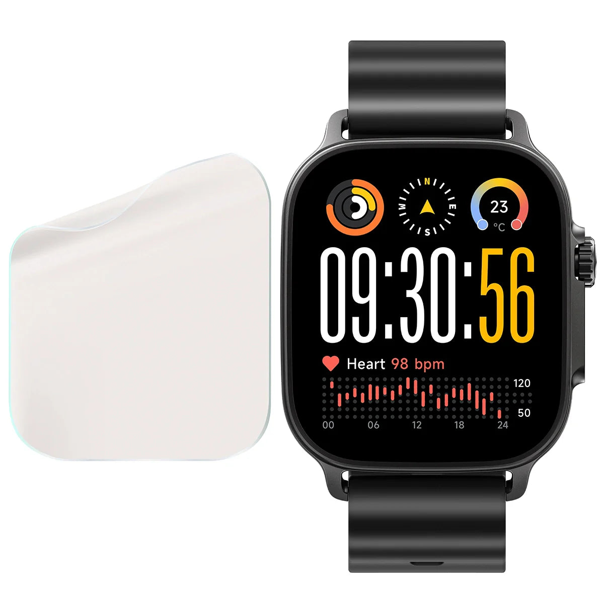 Matte Folie für Realme Watch 5, Bizon Watch Film Sun, 1 Stück
