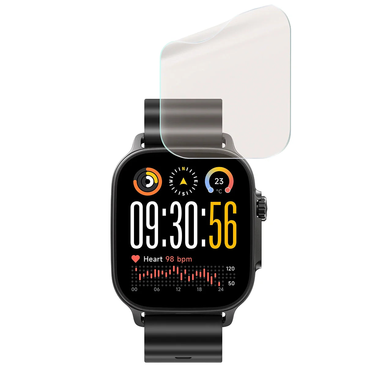 Matte Folie für Realme Watch 5, Bizon Watch Film Sun, 1 Stück