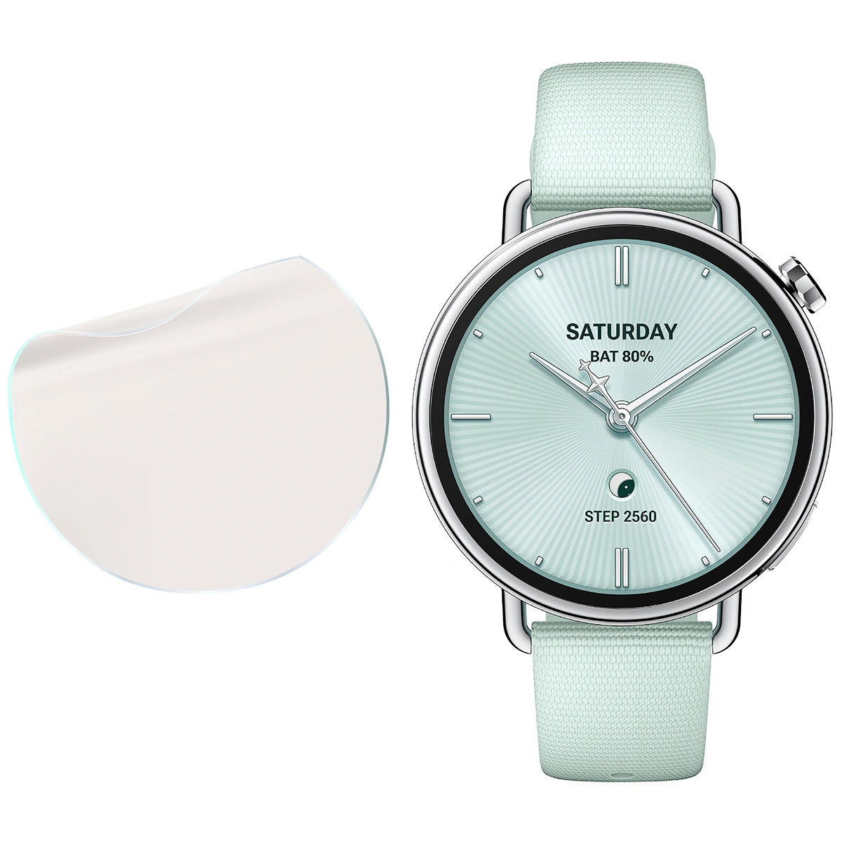 Matte Folie für Xiaomi Watch S4 41 mm, Bizon Watch Film Sun