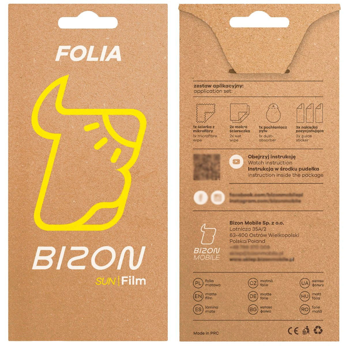 Matte Folie für Xiaomi Watch S4 41 mm, Bizon Watch Film Sun