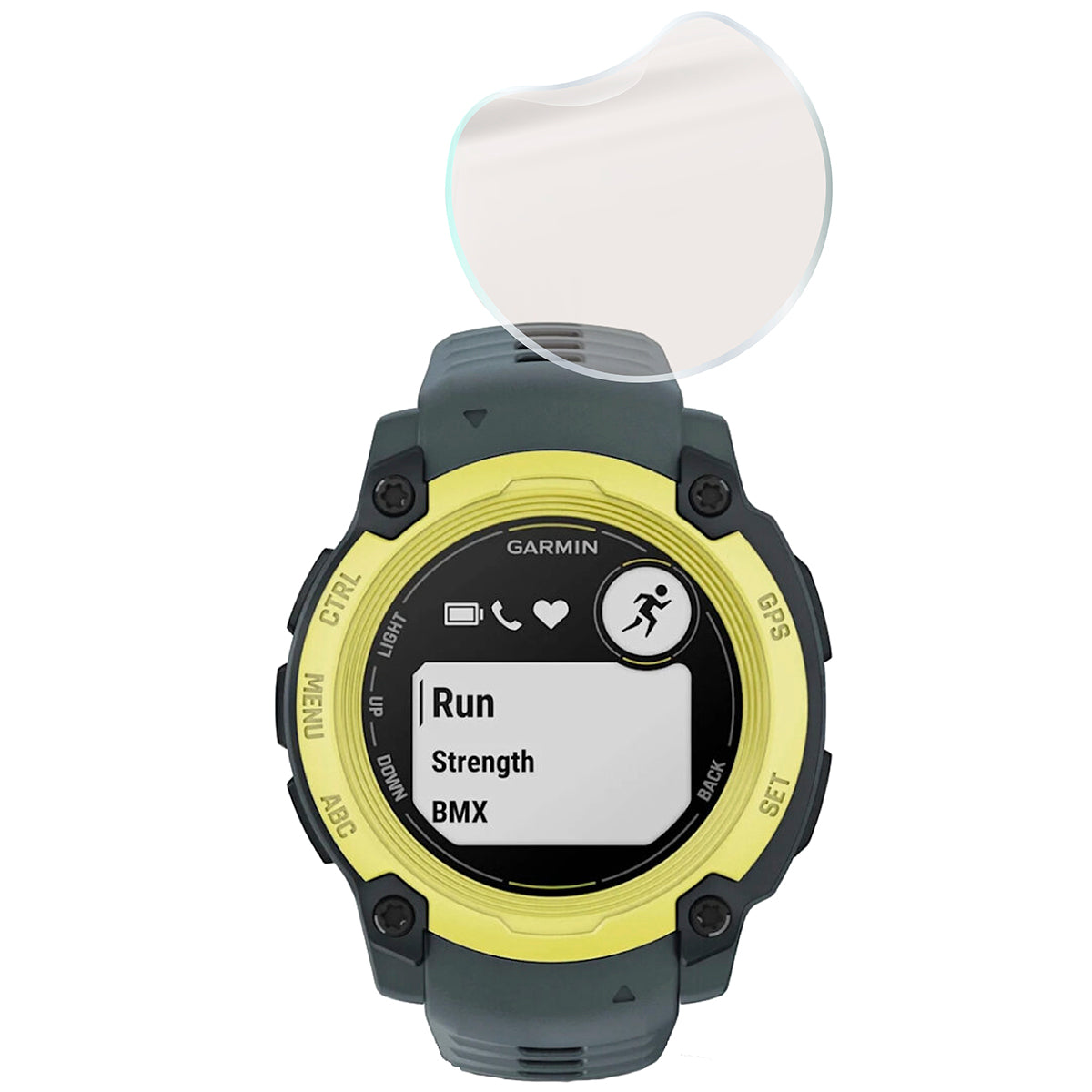 Matte Folie für Garmin Instinct E 40 mm, Bizon Watch Film Sun Duo, 2 Stück