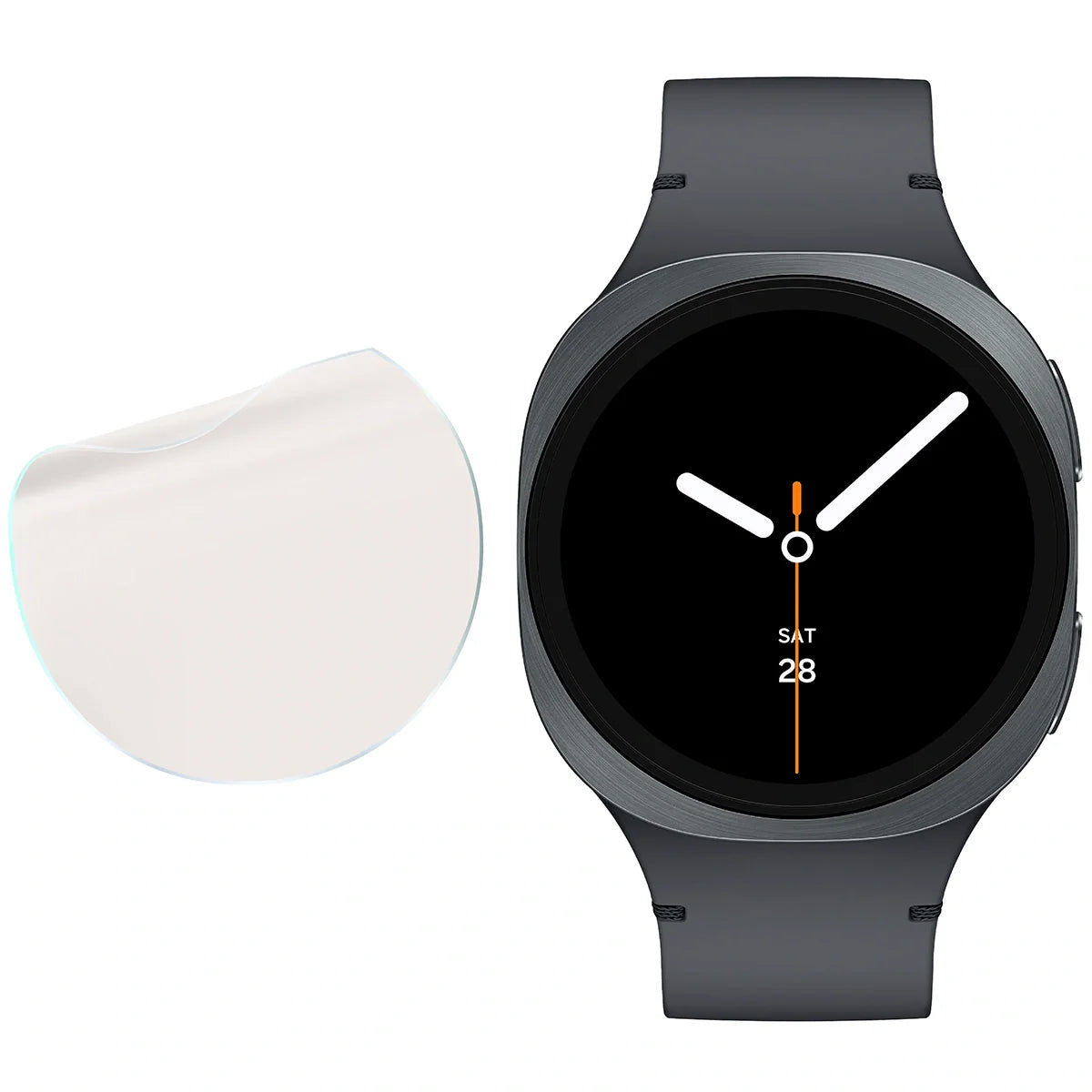 Matte Folie für Galaxy Watch 8 44 mm, Bizon Glass Watch Film Sun Duo, 2 Stück