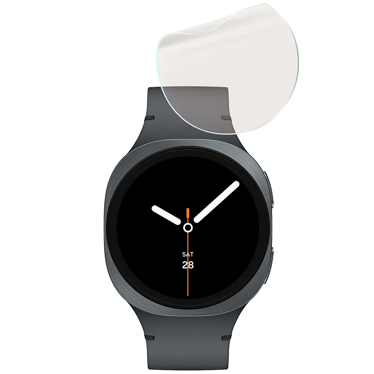 Matte Folie für Galaxy Watch 8 44 mm, Bizon Glass Watch Film Sun Duo, 2 Stück