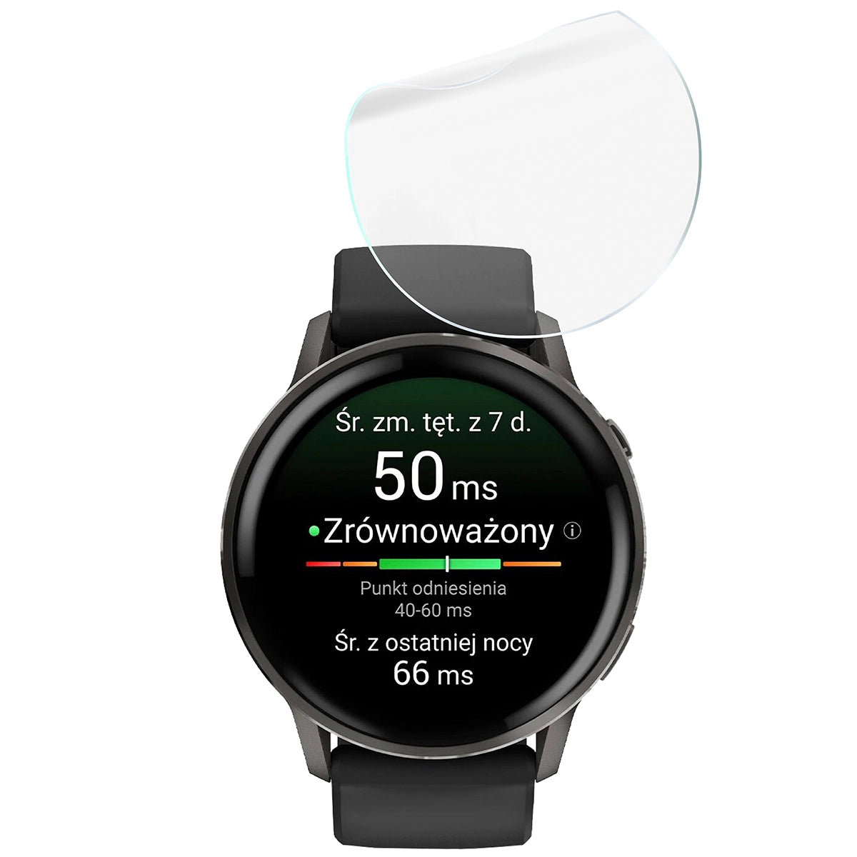 Hydrogel Folie für den Bildschirm für Garmin Venu 4 41 mm, Bizon Watch Film Hydrogel Duo, 2 Stück