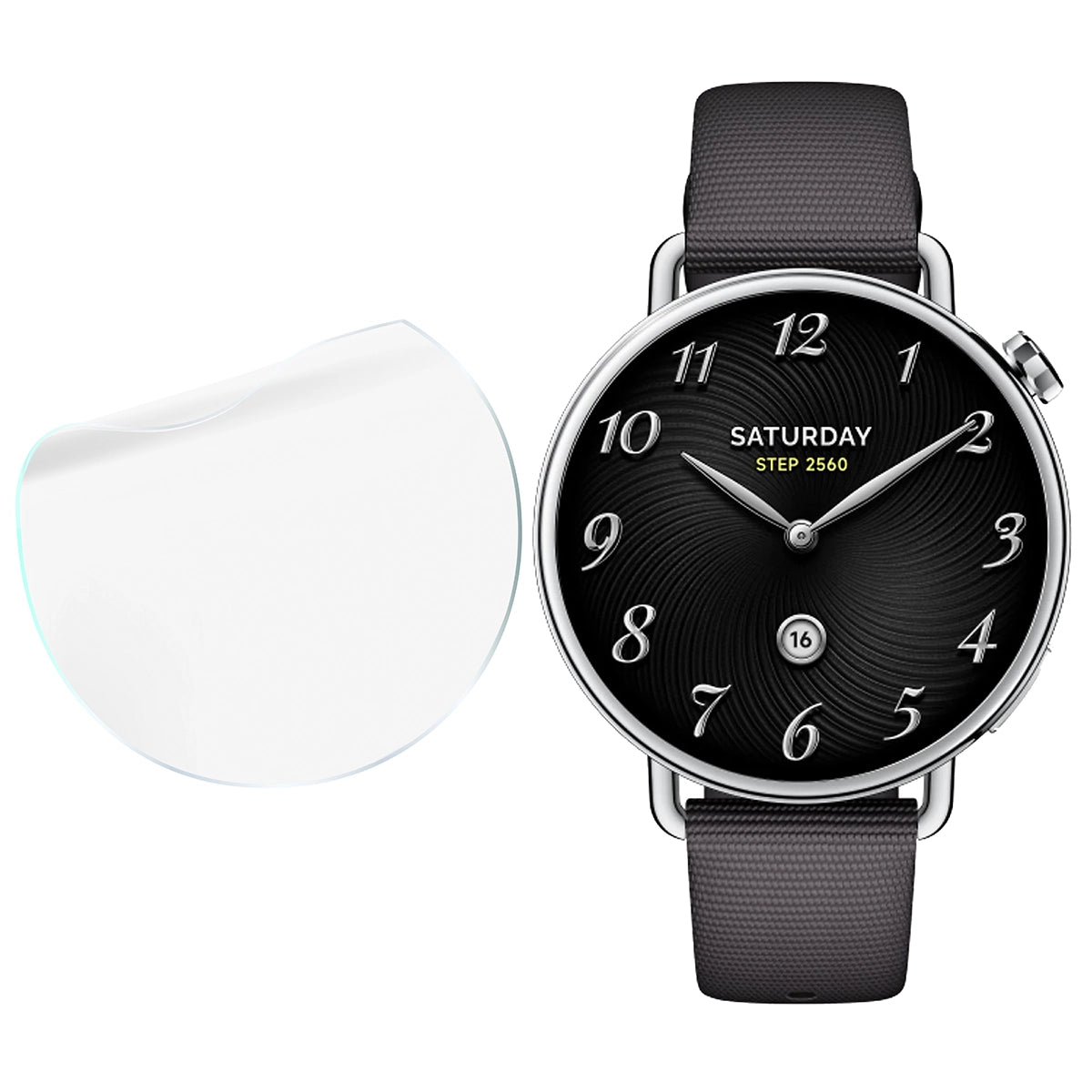 Hydrogel Folie für den Bildschirm für Xiaomi Watch S4 41 mm, Bizon Watch Film Hydrogel Duo, 2 Stück