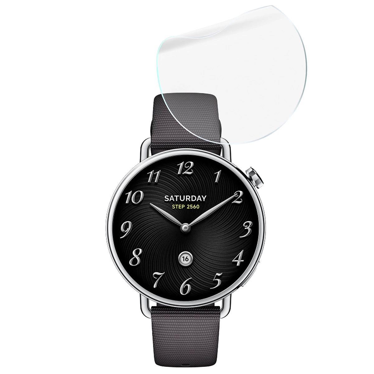 Hydrogel Folie für den Bildschirm für Xiaomi Watch S4 41 mm, Bizon Watch Film Hydrogel Duo, 2 Stück