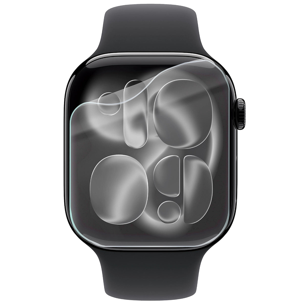 Hydrogel Folie für den Bildschirm für Apple Watch 11 / 10 42mm, Bizon Glass Watch Hydrogel Duo, 2 Stück