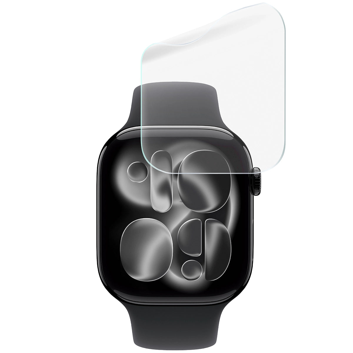 Hydrogel Folie für den Bildschirm für Apple Watch 11 / 10 42mm, Bizon Glass Watch Hydrogel Duo, 2 Stück