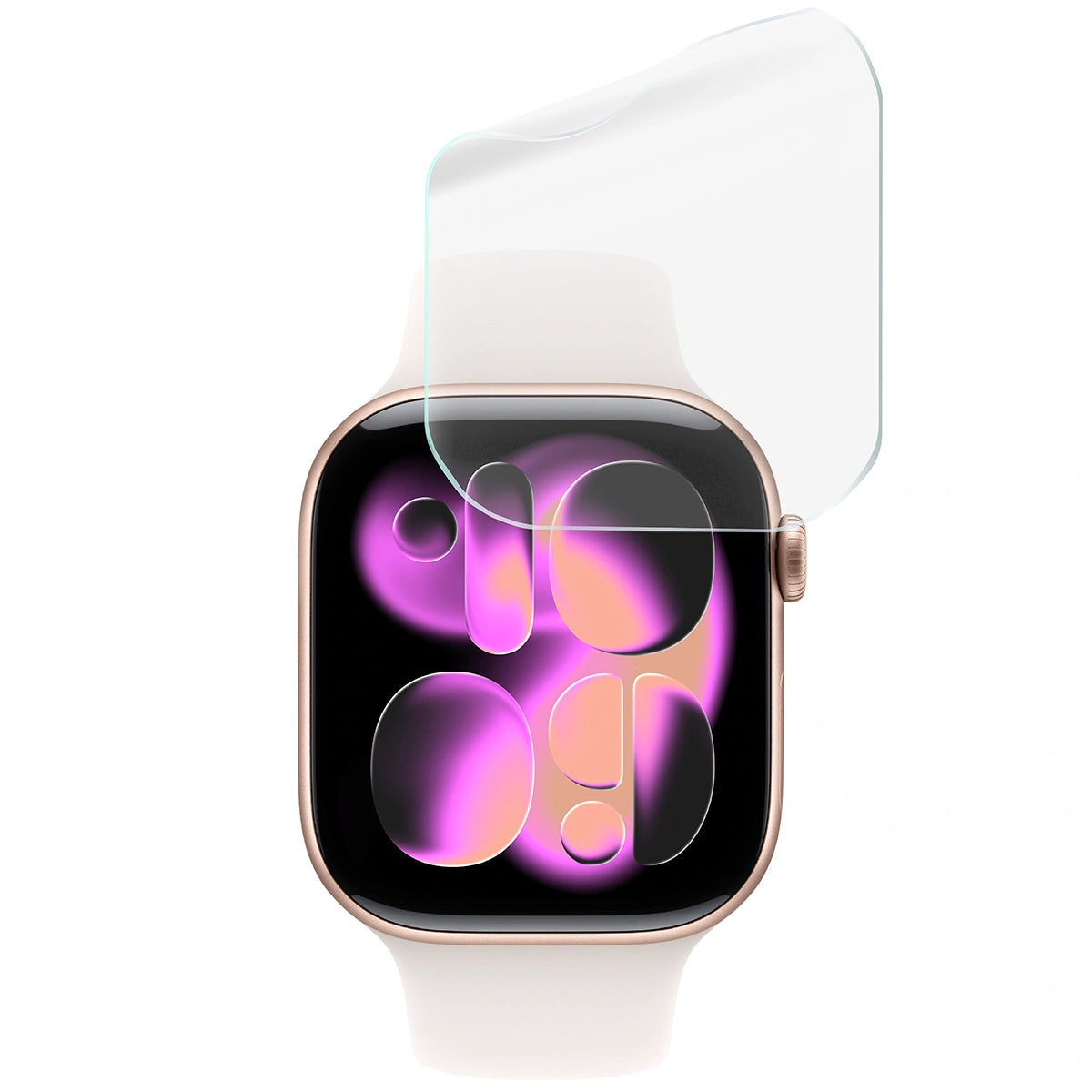 Hydrogel Folie für den Bildschirm für Apple Watch 11 / 10 (46mm), Bizon Glass Watch Hydrogel Duo, 2 Stück
