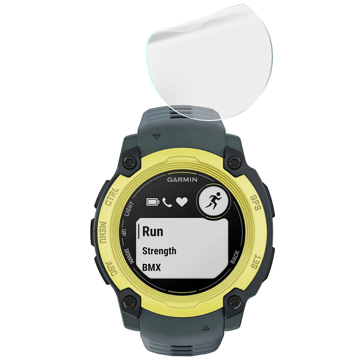 Hydrogel Folie für den Bildschirm für Garmin Instinct E 40 mm, Bizon Watch Film Hydrogel Duo, 2 Stück