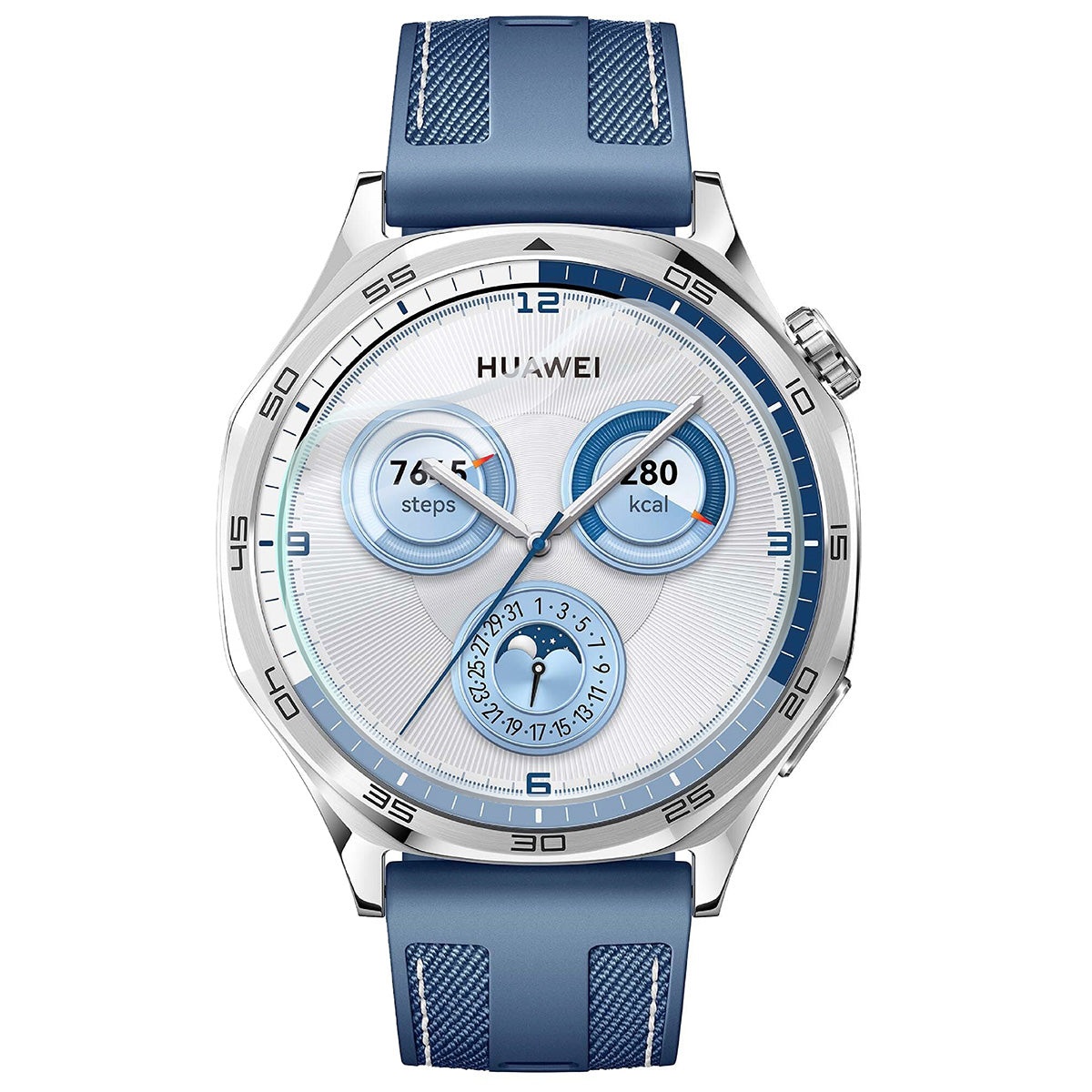 Hydrogel Folie für den Bildschirm für Huawei Watch GT 5 / GT 5 Pro 46 mm, Bizon Glass Watch Hydrogel Duo, 2 Stück