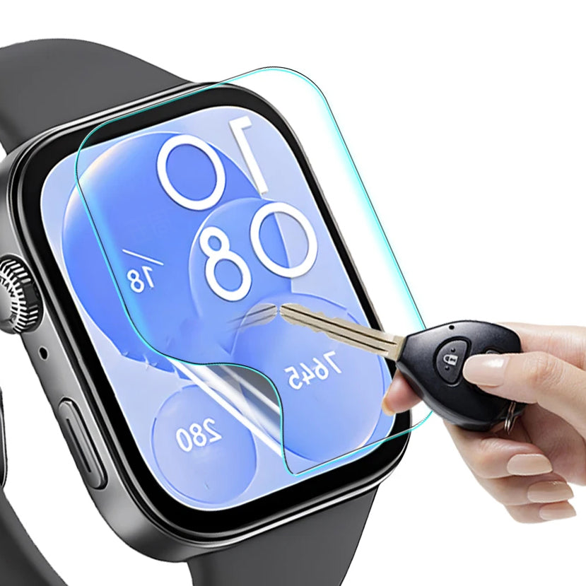 Hydrogel Folie für den Bildschirm für Huawei Watch Fit 3, Bizon Glass Watch Hydrogel Duo, 2 Stück
