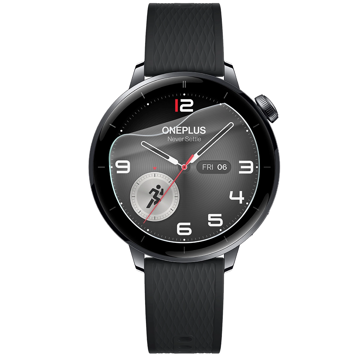 Hydrogel Folie für den Bildschirm für OnePlus Watch 3 43 mm, Bizon Glass Watch Hydrogel Duo, 2 Stück