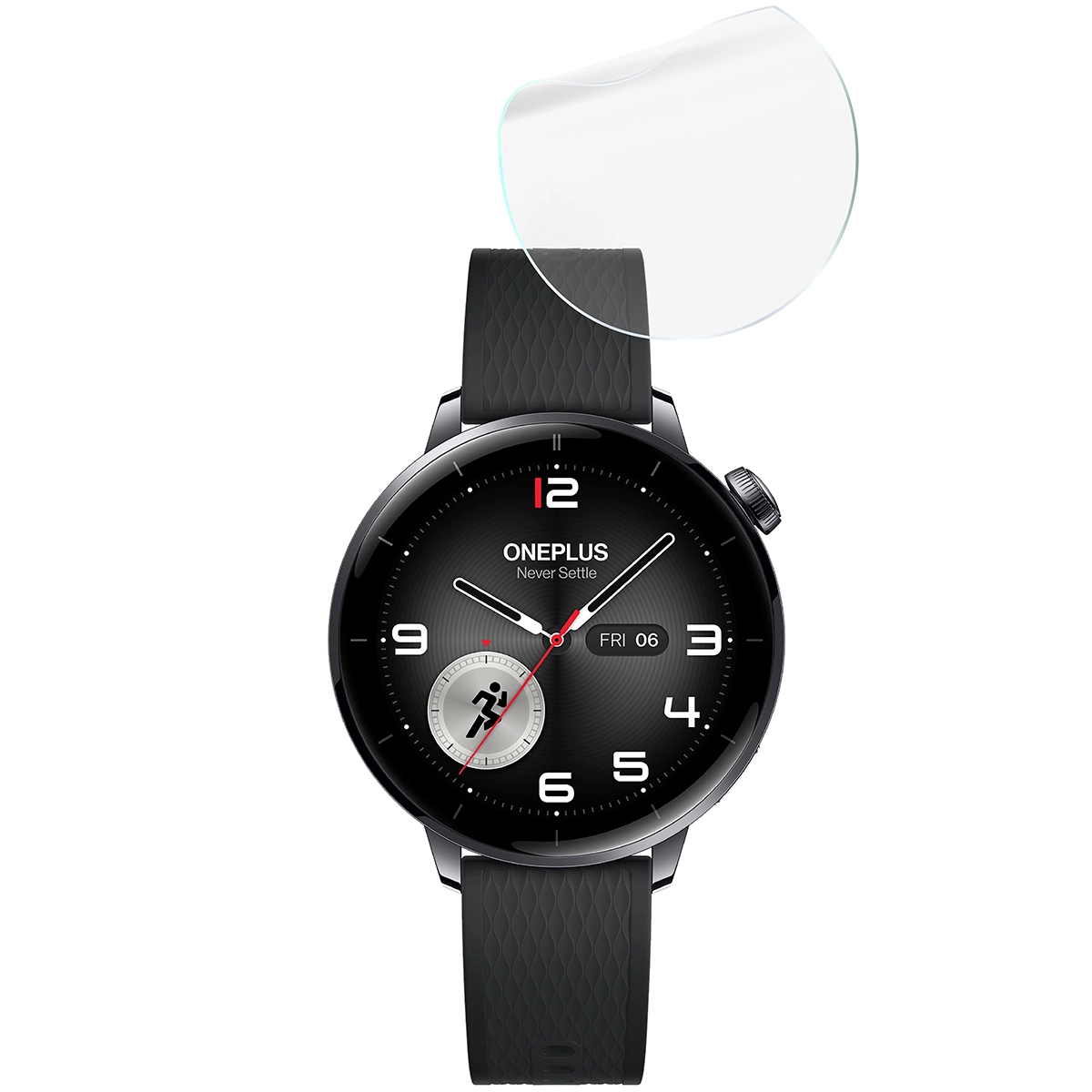 Hydrogel Folie für den Bildschirm für OnePlus Watch 3 43 mm, Bizon Glass Watch Hydrogel Duo, 2 Stück