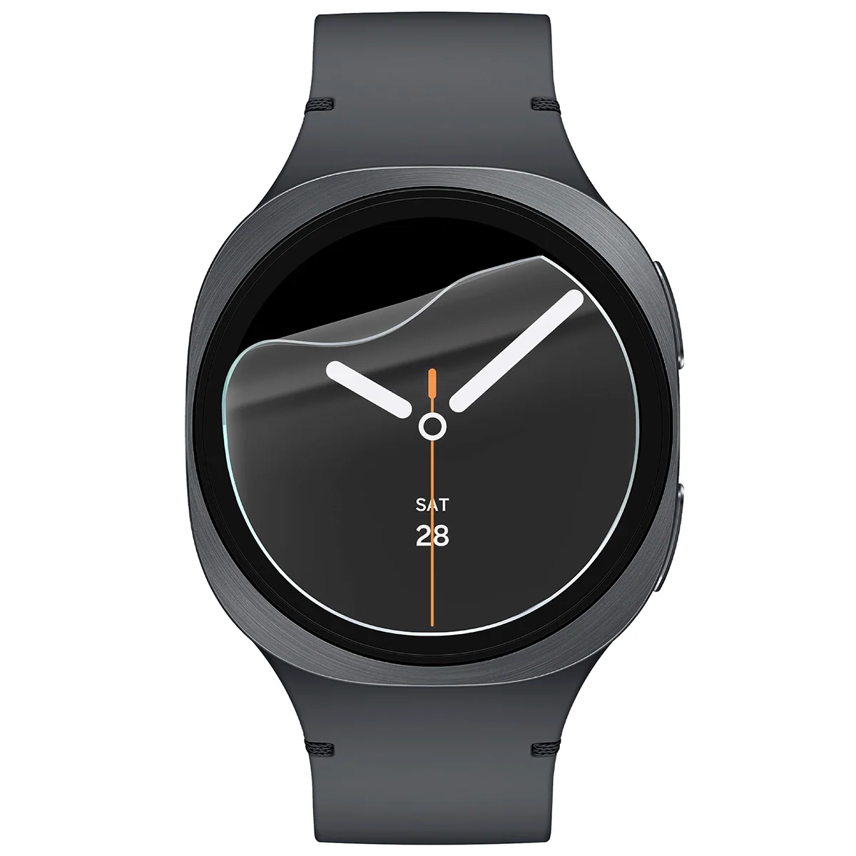 Hydrogel Folie für den Bildschirm für Galaxy Watch 8 40 mm, Bizon Glass Watch Hydrogel Duo, 2 Stück