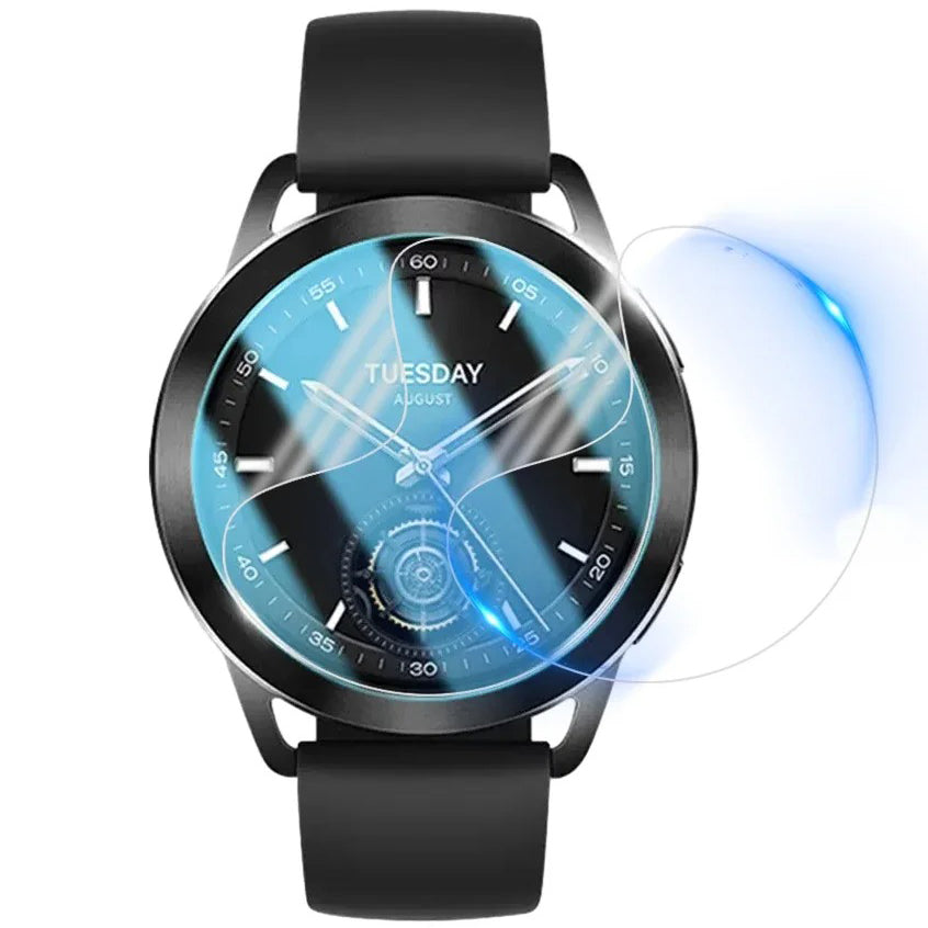 Hydrogel Folie für den Bildschirm für Xiaomi Watch S3 47 mm, Bizon Glass Watch Hydrogel, 2 Stück
