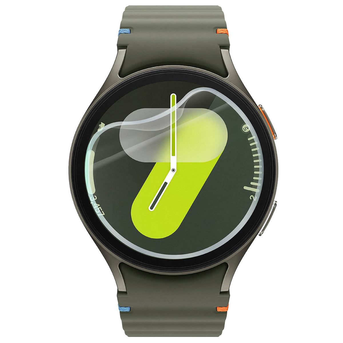 Matte Folie für Galaxy Watch 7 44 mm, Bizon Glass Watch Film Sun Duo, 2 Stück