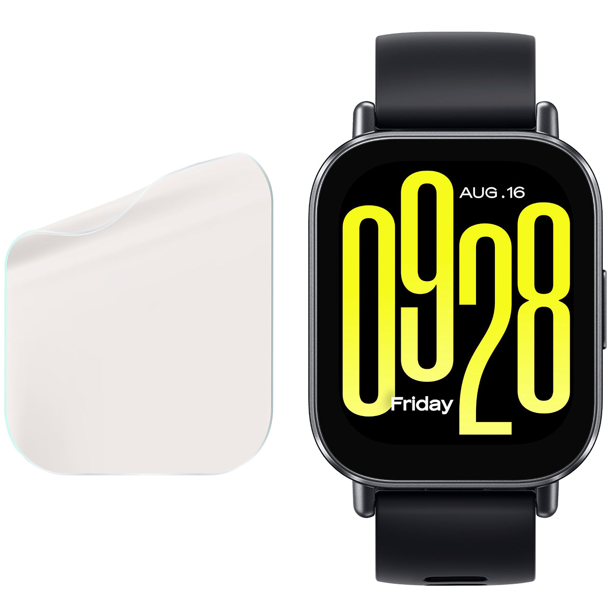 Matte Folie für Xiaomi Redmi Watch 5 Active, Bizon Watch Film Sun Duo, 2 Stück