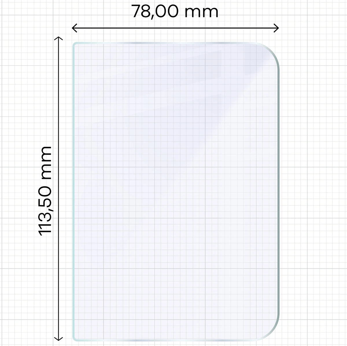 Flexibles Hybridglas für iPhone Duo, Bizon Hybrid Mule (2/4)
