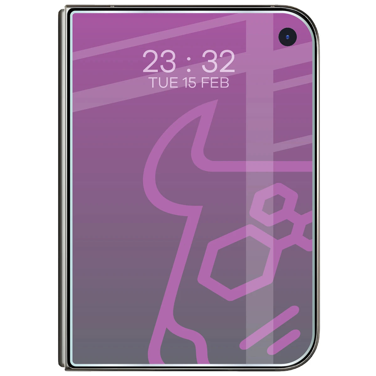 Flexibles Hybridglas für iPhone Duo, Bizon Hybrid Mule (3/4)