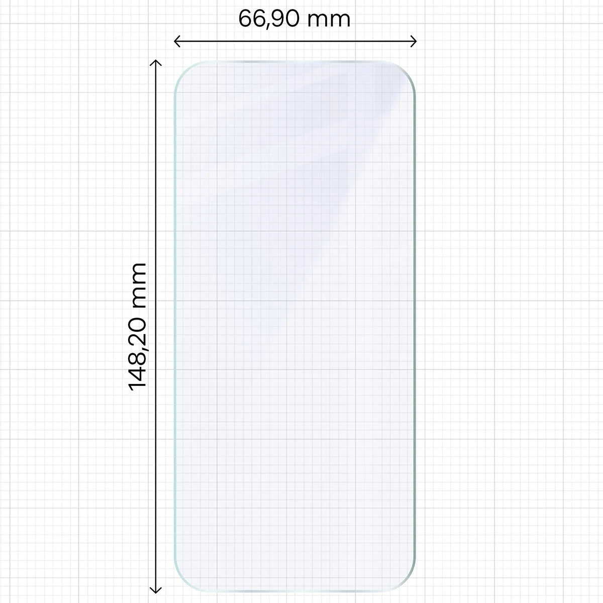 Flexibles Hybridglas für Google Pixel 11 Pro, Bizon Hybrid Mule (2/4)
