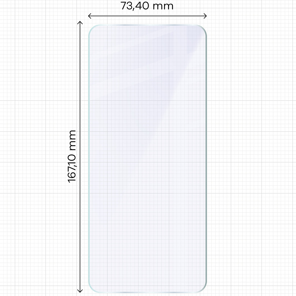 Flexibles Hybridglas für Motorola Moto G06 Power, Bizon Hybrid Mule