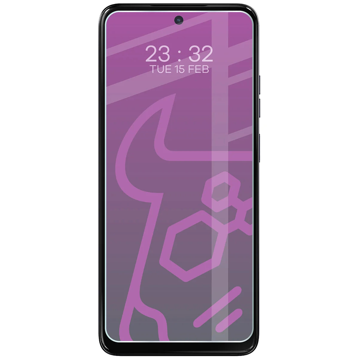Flexibles Hybridglas für Motorola Moto G17, Bizon Hybrid Mule