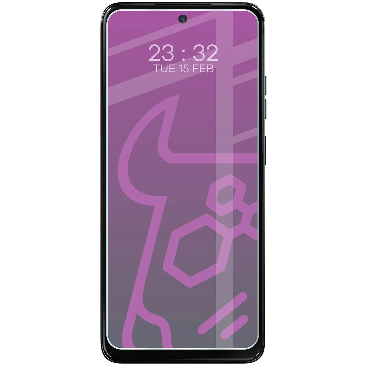 Flexibles Hybridglas für Motorola Moto G17 Power, Bizon Hybrid Mule