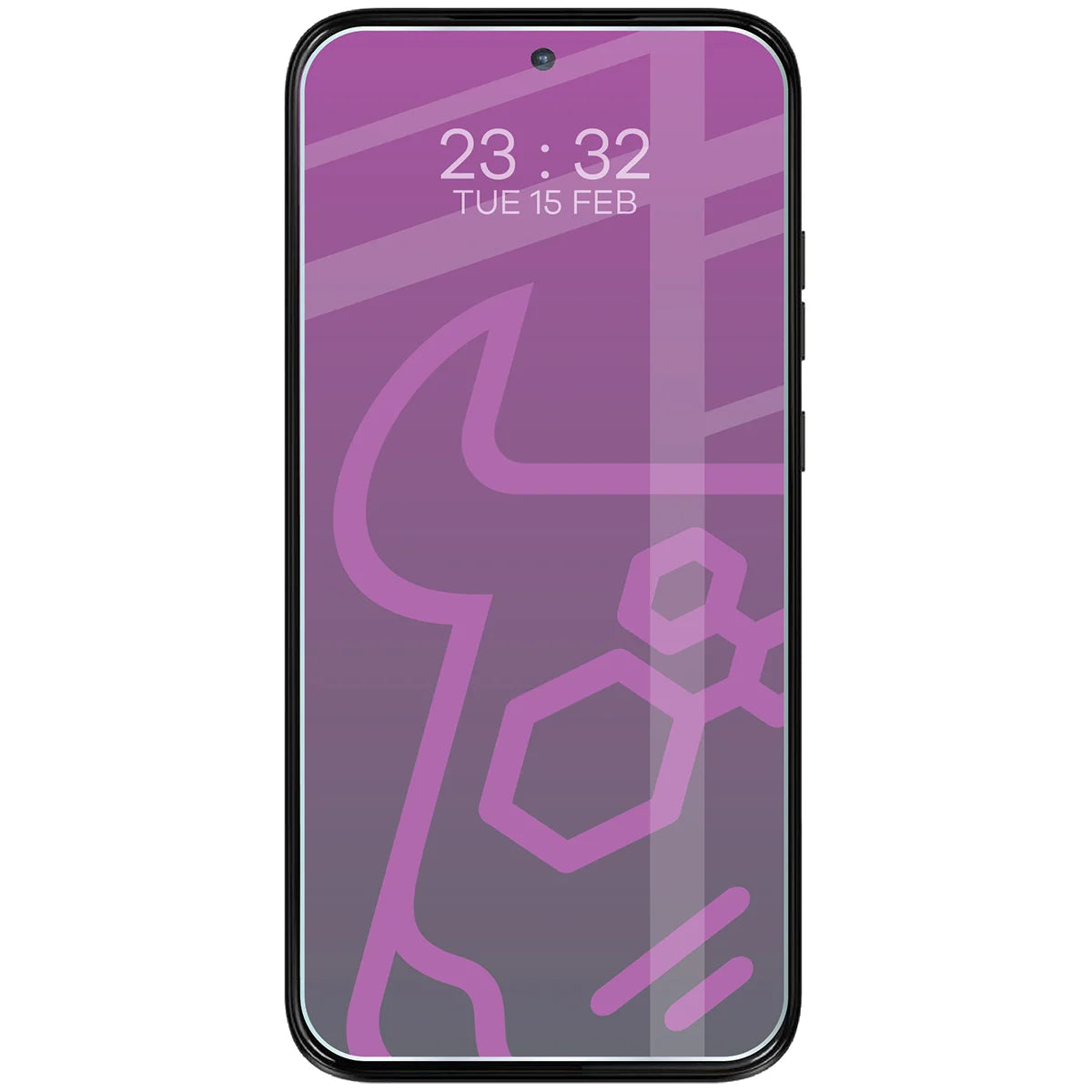Flexibles Hybridglas für Motorola Moto G77 5G, Bizon Hybrid Mule