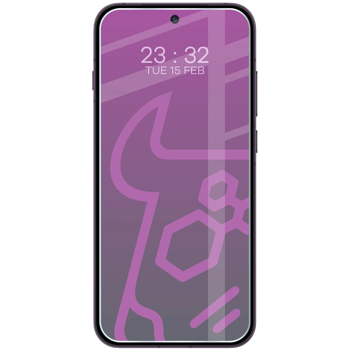 Flexibles Hybridglas für OPPO Reno16, Bizon Hybrid Mule (3/4)