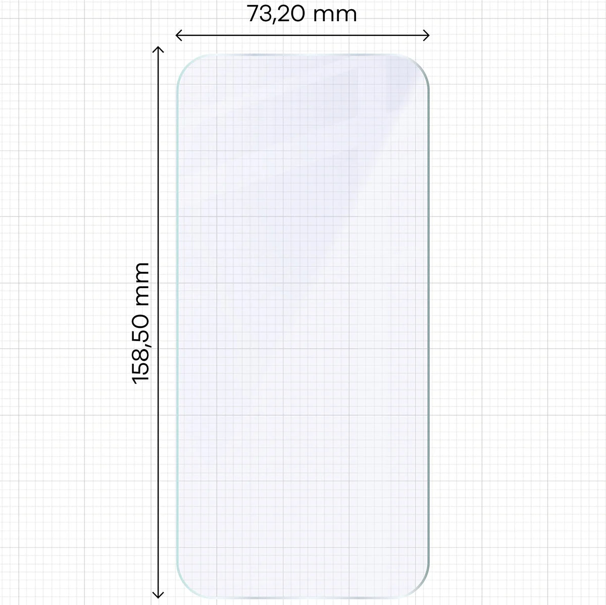 Flexibles Hybridglas für Realme 16 Pro 5G, Bizon Hybrid Mule