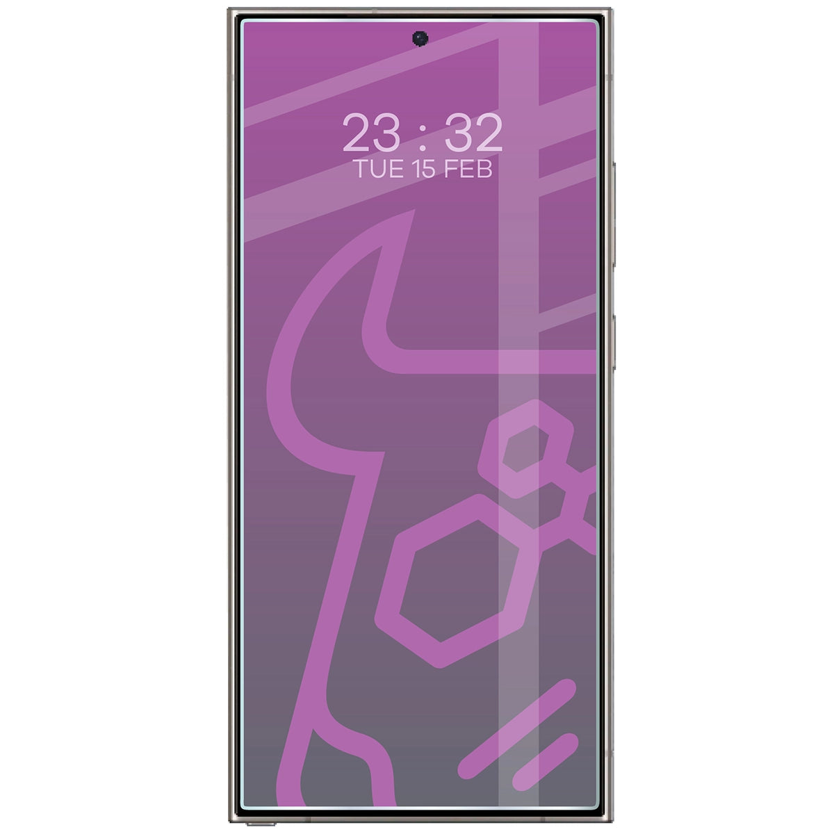 Flexibles Hybridglas für Galaxy S25 Ultra, Bizon Hybrid Mule