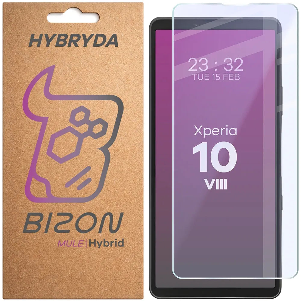 Flexibles Hybridglas für Sony Xperia 10 VIII, Bizon Hybrid Mule (1/4)