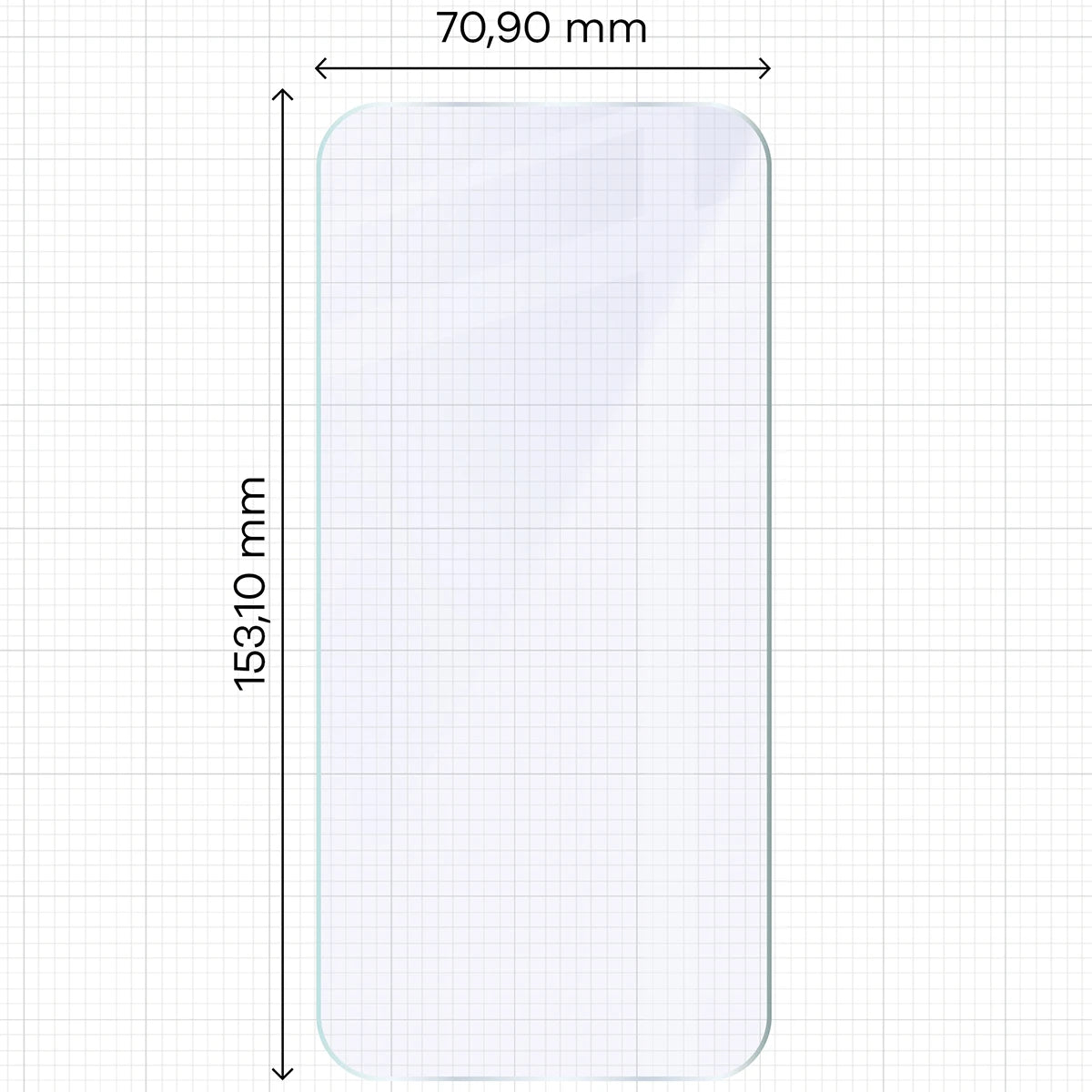 Flexibles Hybridglas für Xiaomi POCO F9 Pro, Bizon Hybrid Mule (2/4)