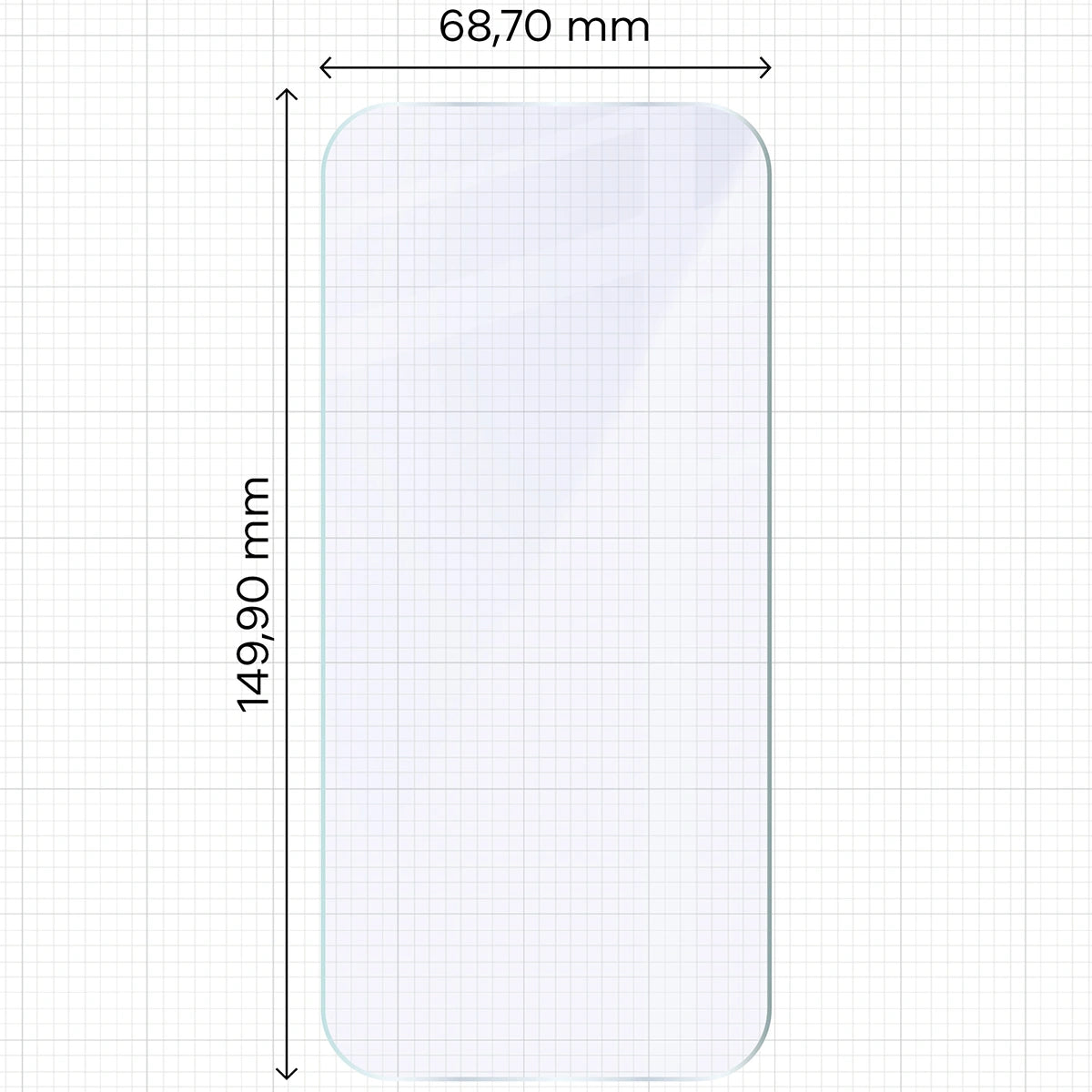Flexibles Hybridglas für Google Pixel 10a, Bizon Hybrid Mule Duo, 2 Stück