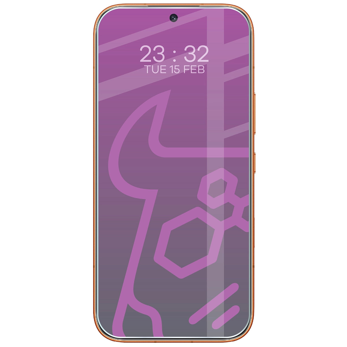 Flexibles Hybridglas für Honor 600 5G, Bizon Hybrid Mule Duo, 2 Stück