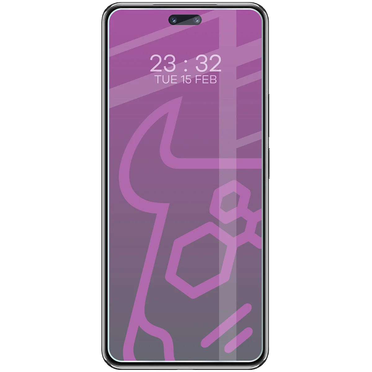 Flexibles Hybridglas für Huawei nova 14 Pro, Bizon Hybrid Mule Duo, 2 Stück